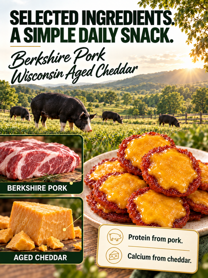 Berkshire Gold Cheese Pork Jerky 🧀🥩