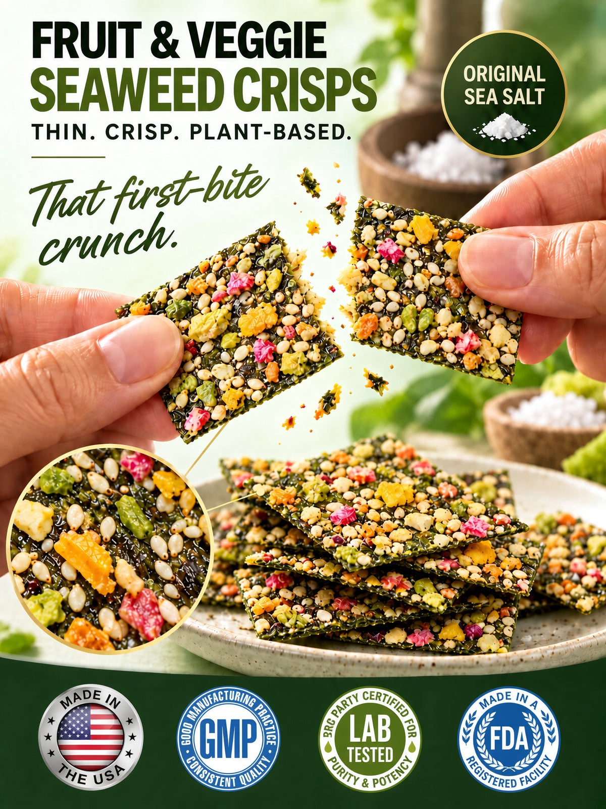 Sea Orchard Farm-Selected Nori Crisps  🍎🌊✨