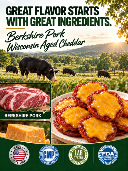 Artisan Cheese Pork Jerky 🥩🧀