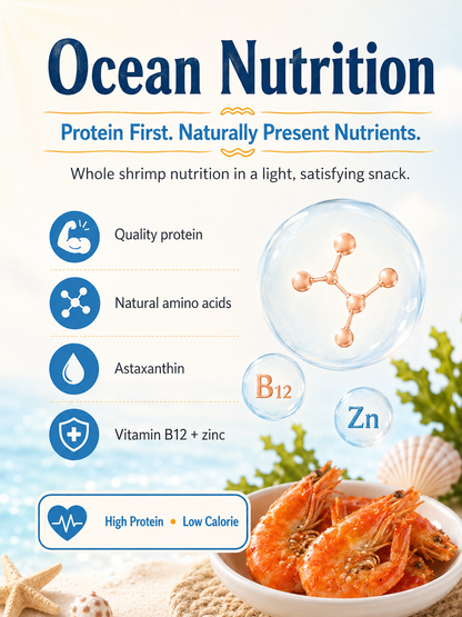 🦐 Premium Arctic Ruby Shrimp | Protein-Rich Seafood Snack 💪✨