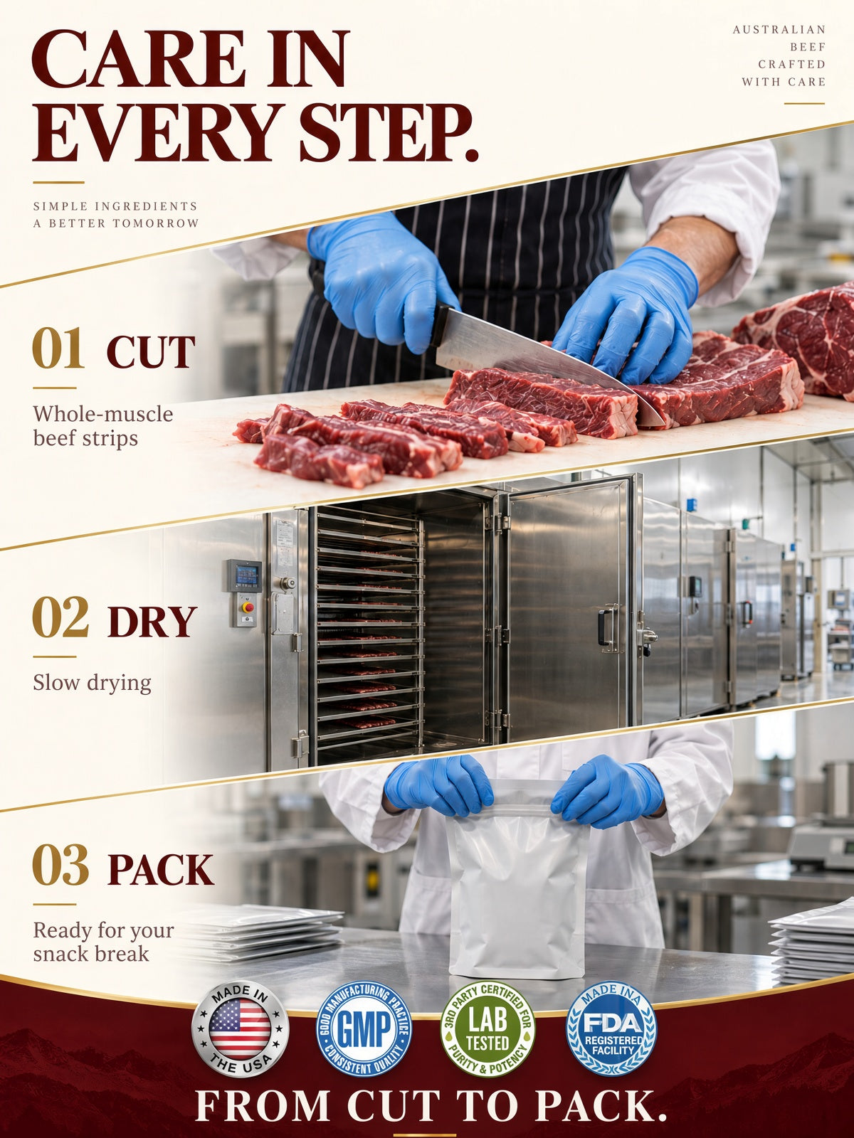 Australian Prime Beef Jerky 🥩✨