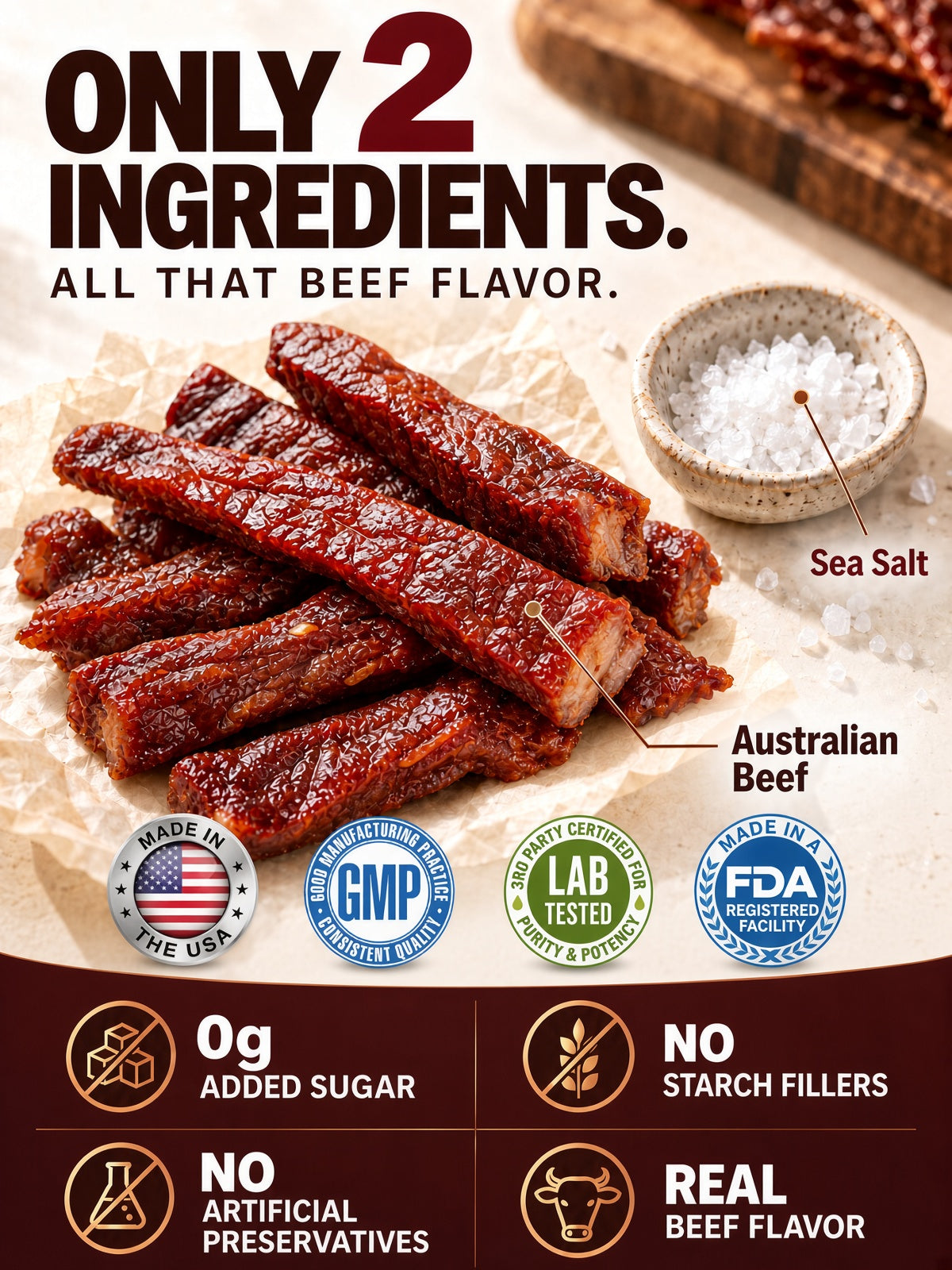 Australian Prime Beef Jerky 🥩✨